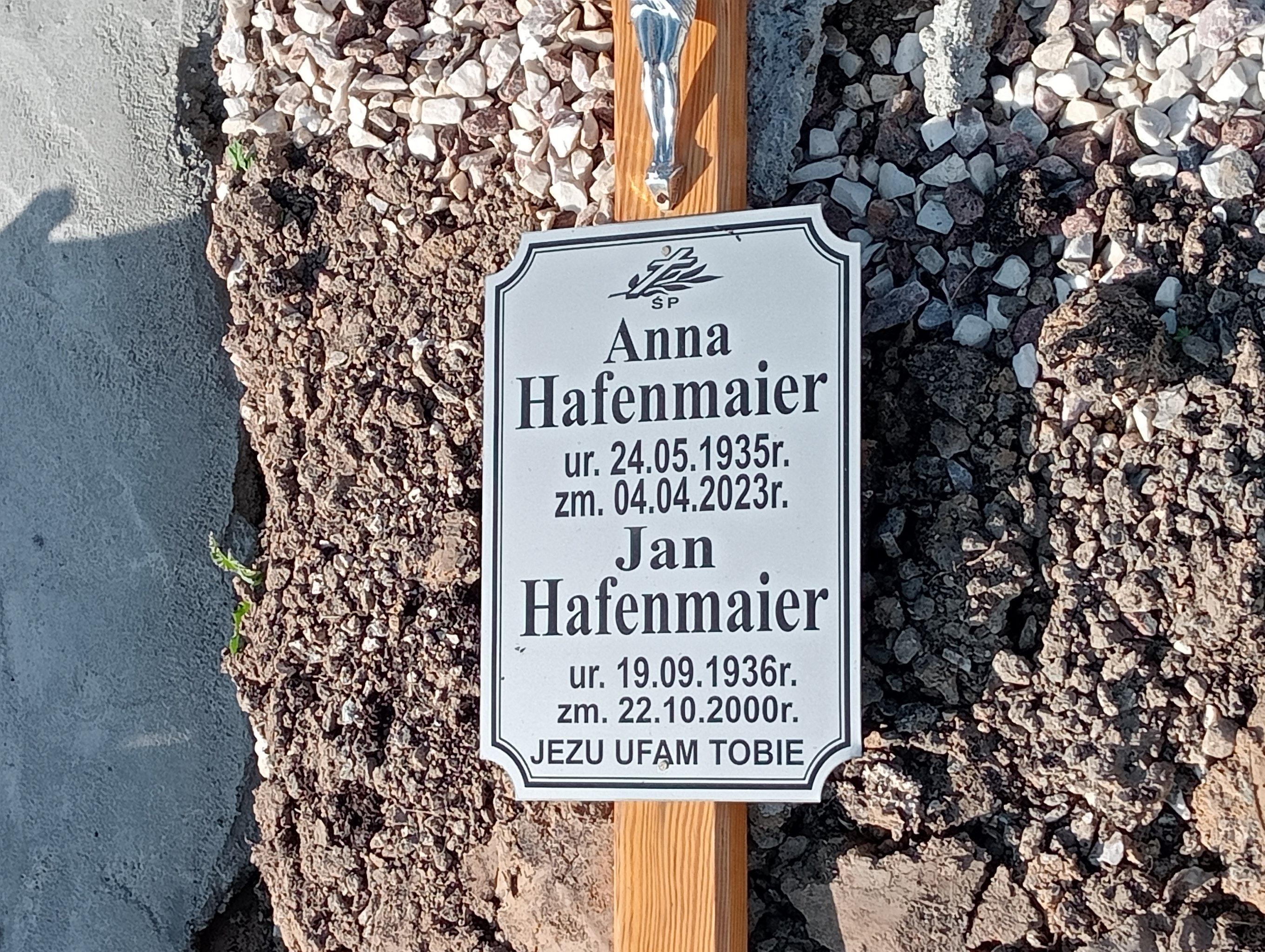 Anna Hafenmajer 1935 Kałków - Grobonet - Wyszukiwarka osób pochowanych